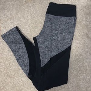 Forever 21 colorblock mesh leggings